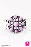 Summer Haze - Purple Ring - Paparazzi Accessories Ring Bedazzle Me Pretty Mobile Fashion Boutique