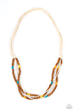 Summer Odyssey - Multi Necklace - Paparazzi Accessories Necklace Bedazzle Me Pretty Mobile Fashion Boutique