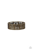 Summer Scandal - Brass Bracelet - Paparazzi Accessories Bracelet Bedazzle Me Pretty Mobile Fashion Boutique