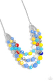 Summer Scope - Blue Necklace - Paparazzi Accessories Necklace Bedazzle Me Pretty Mobile Fashion Boutique
