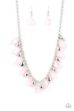 Summertime Tryst - Pink Necklace - Paparazzi Accessories Necklace Bedazzle Me Pretty Mobile Fashion Boutique