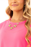 SUN and Fancy Free - Multi Necklace - Paparazzi Accessories Necklace Bedazzle Me Pretty Mobile Fashion Boutique