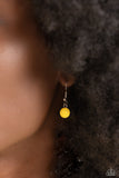 SUN and Fancy Free - Yellow Necklace - Paparazzi Accessories Necklace Bedazzle Me Pretty Mobile Fashion Boutique