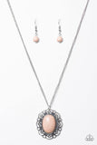 Sun and Sandstone - Brown Necklace - Paparazzi Accessories Necklace Bedazzle Me Pretty Mobile Fashion Boutique