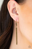 Sun Goddess - Brass Necklace - Paparazzi Accessories Necklace Bedazzle Me Pretty Mobile Fashion Boutique