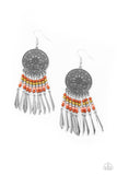 Sun Warrior - Multi Earrings - Paparazzi Accessories Earrings Bedazzle Me Pretty Mobile Fashion Boutique
