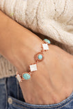 Sunburst Splendor - Copper Bracelet - Paparazzi Accessories Bracelet Bedazzle Me Pretty Mobile Fashion Boutique