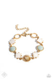 Sunburst Splendor - Gold Bracelet - Paparazzi Accessories Bracelet Bedazzle Me Pretty Mobile Fashion Boutique