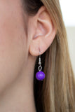 Sundae Shoppe - Purple Necklace - Paparazzi Accessories Necklace Bedazzle Me Pretty Mobile Fashion Boutique