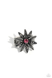 Sunflower Season - Pink Ring - Paparazzi Accessories Ring Bedazzle Me Pretty Mobile Fashion Boutique
