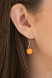 Sunset Sensation - Orange Necklace - Paparazzi Accessories Necklace Bedazzle Me Pretty Mobile Fashion Boutique
