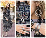 Sunset Sightings - Complete Trend Blend - January 2019 Fashion Fix - Paparazzi Accessories Bedazzle Me Pretty Mobile Fashion Boutique