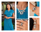 Sunset Sightings - Complete Trend Blend - July 2022 Fashion Fix - Paparazzi Accessories Bedazzle Me Pretty Mobile Fashion Boutique