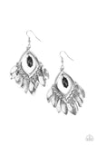 Sunset Soul - Black Earrings - Paparazzi Accessories Earrings Bedazzle Me Pretty Mobile Fashion Boutique