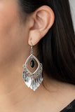 Sunset Soul - Black Earrings - Paparazzi Accessories Earrings Bedazzle Me Pretty Mobile Fashion Boutique
