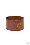 Sunshine Season - Purple Bracelet - Paparazzi Accessories Bracelet Bedazzle Me Pretty Mobile Fashion Boutique