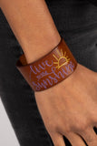 Sunshine Season - Purple Bracelet - Paparazzi Accessories Bracelet Bedazzle Me Pretty Mobile Fashion Boutique