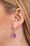 Sunshiny Shimmer - Purple Necklace - Paparazzi Accessories Necklace Bedazzle Me Pretty Mobile Fashion Boutique
