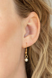 Super Mom - Gold Necklace - Paparazzi Accessories Necklace Bedazzle Me Pretty Mobile Fashion Boutique