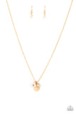 Super Mom - Gold Necklace - Paparazzi Accessories Necklace Bedazzle Me Pretty Mobile Fashion Boutique
