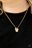 Super Mom - Gold Necklace - Paparazzi Accessories Necklace Bedazzle Me Pretty Mobile Fashion Boutique