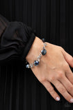 Super Nova Nouveau - Blue Bracelet - Paparazzi Accessories Bracelet Bedazzle Me Pretty Mobile Fashion Boutique