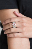 Supreme Bling - Pink Ring - Paparazzi Accessories Ring Bedazzle Me Pretty Mobile Fashion Boutique