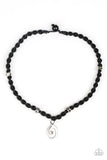 Surfer Spiral - Silver MEN'S Necklace - Paparazzi Accessories Necklace Bedazzle Me Pretty Mobile Fashion Boutique