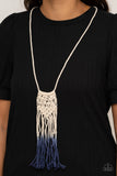 Surfin The Net - Blue Necklace - Paparazzi Accessories Necklace Bedazzle Me Pretty Mobile Fashion Boutique
