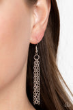 Surrealist Sparkle - Silver Necklace - Paparazzi Accessories Necklace Bedazzle Me Pretty Mobile Fashion Boutique