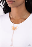 Suspended Shades - Rose Gold Necklace - Paparazzi Accessories Necklace Bedazzle Me Pretty Mobile Fashion Boutique