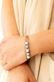 Suspended Symmetry - Copper Bracelet - Paparazzi Accessories Bracelet Bedazzle Me Pretty Mobile Fashion Boutique
