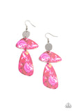 SWATCH Me Now - Pink Earrings - Paparazzi Accessories Earrings Bedazzle Me Pretty Mobile Fashion Boutique