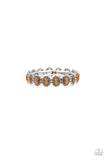 Sweet Oblivion - Brown Bracelet - Paparazzi Accessories Bracelet Bedazzle Me Pretty Mobile Fashion Boutique
