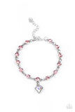 Sweet Sixteen - Pink Bracelet - Paparazzi Accessories Bracelet Bedazzle Me Pretty Mobile Fashion Boutique