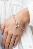 Sweet Sixteen - Rose Gold Bracelet - Paparazzi Accessories Bracelet Bedazzle Me Pretty Mobile Fashion Boutique
