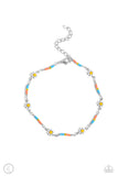 Sweetest Daydream - Orange Anklet - Paparazzi Accessories Anklet Bedazzle Me Pretty Mobile Fashion Boutique