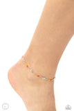 Sweetest Daydream - Pink Anklet - Paparazzi Accessories Anklet Bedazzle Me Pretty Mobile Fashion Boutique