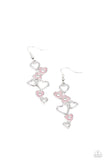 Sweetheart Serenade - Pink Earrings - Paparazzi Accessories Earrings Bedazzle Me Pretty Mobile Fashion Boutique