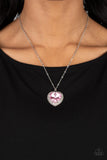 Sweethearts Stroll - Pink Necklace - Paparazzi Accessories Necklace Bedazzle Me Pretty Mobile Fashion Boutique