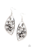 Sweetly Effervescent - Silver Earrings - Paparazzi Accessories Earrings Bedazzle Me Pretty Mobile Fashion Boutique
