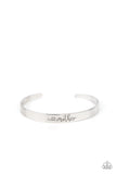 Sweetly Named - Silver Bracelet - Paparazzi Accessories Bracelet FS-Bedazzle Me Pretty Mobile Fashion Boutique