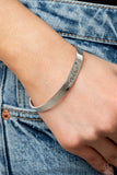 Sweetly Named - Silver Bracelet - Paparazzi Accessories Bracelet FS-Bedazzle Me Pretty Mobile Fashion Boutique
