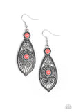 Sweetly Siren - Pink Earrings - Paparazzi Accessories Earrings Bedazzle Me Pretty Mobile Fashion Boutique