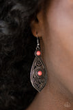 Sweetly Siren - Pink Earrings - Paparazzi Accessories Earrings Bedazzle Me Pretty Mobile Fashion Boutique