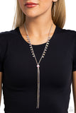 Synchronized SHIMMER - Multi Necklace - Paparazzi Accessories Necklace Bedazzle Me Pretty Mobile Fashion Boutique