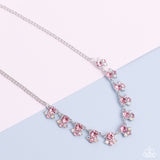 Tabloid Treasure - Pink Necklace - Paparazzi Accessories Necklace Bedazzle Me Pretty Mobile Fashion Boutique