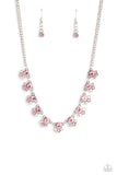 Tabloid Treasure - Pink Necklace - Paparazzi Accessories Necklace Bedazzle Me Pretty Mobile Fashion Boutique