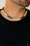 Tahiti Tide - Green Necklace - Paparazzi Accessories Necklace Bedazzle Me Pretty Mobile Fashion Boutique