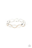 Tailored Twinkle - Brown Bracelet - Paparazzi Accessories Bracelet Bedazzle Me Pretty Mobile Fashion Boutique
